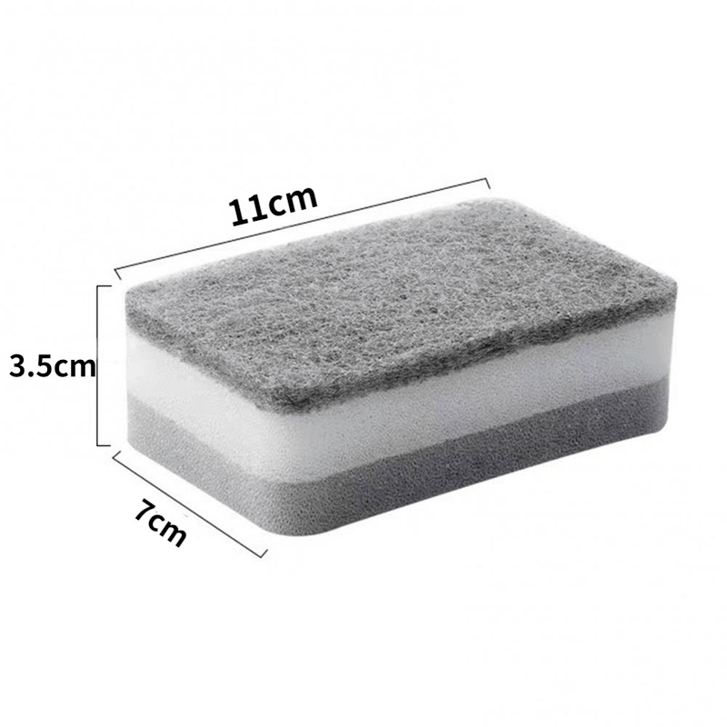 Set 5 Miếng Bọt Biển Rửa Chén Hai Mặt Đa Năng Tiện Dụng