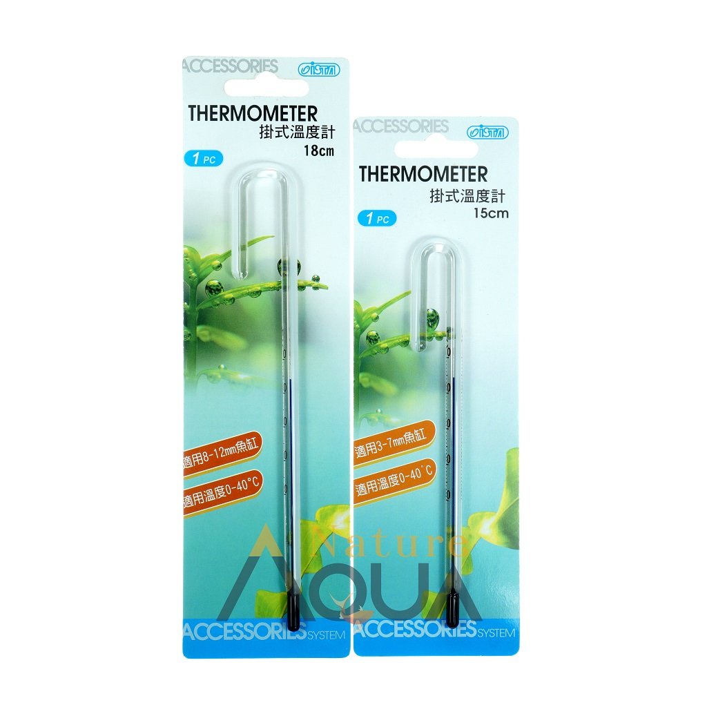 Nhiệt kế thủy ngân ISTA dạng móc treo siêu chính xác dành cho bể cá, bể thủy sinh chính hãng