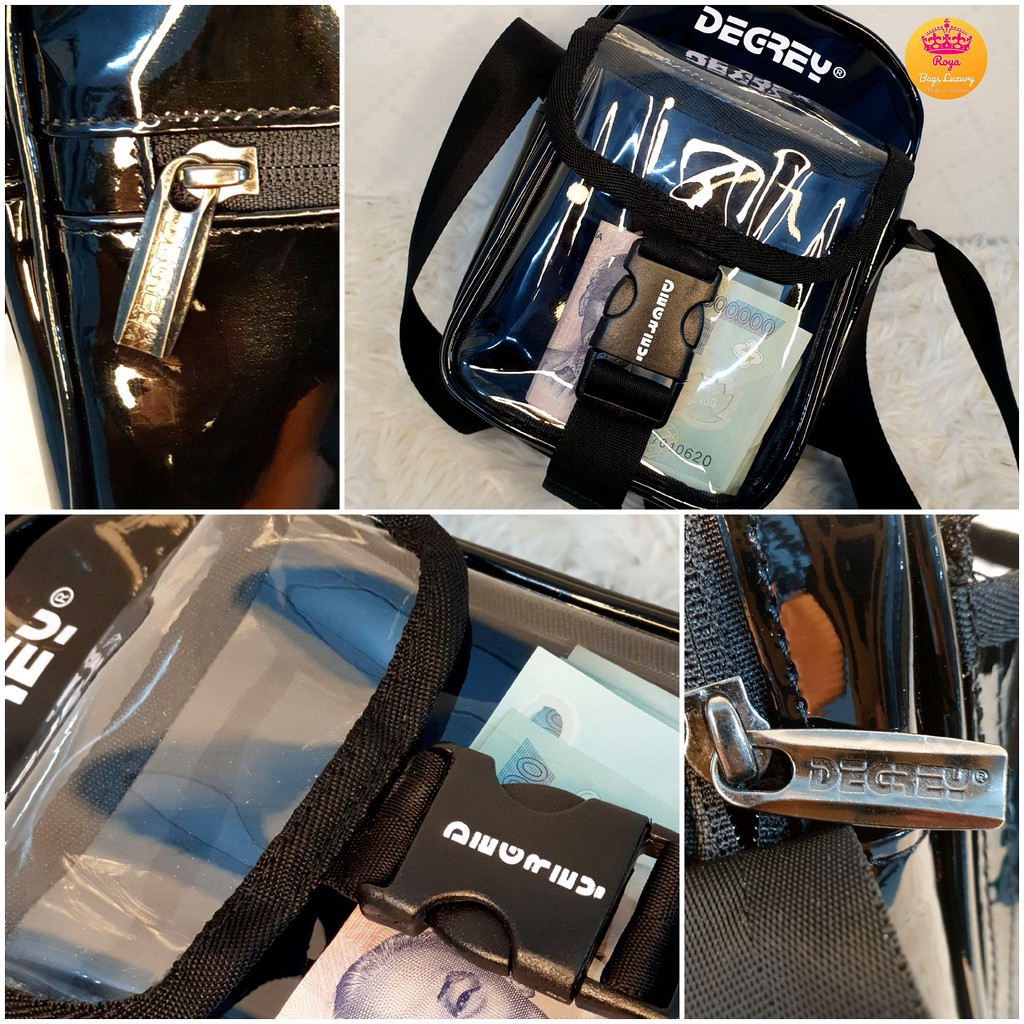 Mẫu Túi đeo chéo Degrey🎁 FREESHIP 🎁 Unisex CHẤT LƯỢNG CAO Hàng Chuẩn IN LOGO xịn Chống thâm nước