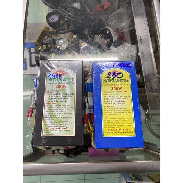INVERTER ĐỔI ĐIỆN 12V,24V ra 220V 250W