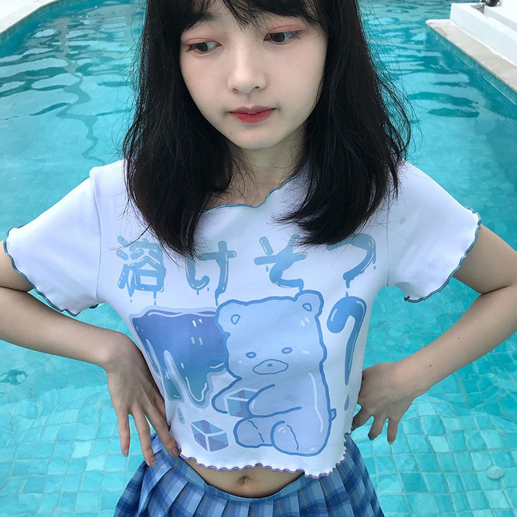 <S-XL> ÁO CROPTOP FORM RỘNG HÌNH GẤU BĂNG GIÁ SIÊU XINH (ẢNH THẬT CUỐI) - ORDER 10 NGÀY | BigBuy360 - bigbuy360.vn