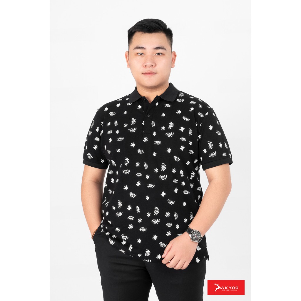 [Mã SKAMLTSM9 giảm 10% đơn 99K] Áo Polo Nam Bigsize ( Thương Hiệu Akyoo) size 80-140kg | BigBuy360 - bigbuy360.vn