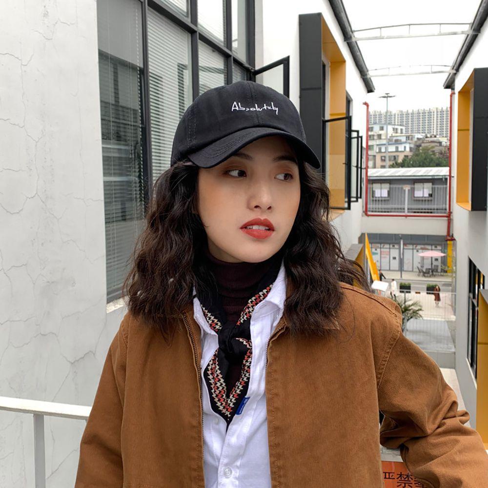 Mũ lưỡi trai thể thao thêu họa tiết chữ có thể điều chỉnh đơn giản dành cho nam và nữ tùy chọn màu sắc
