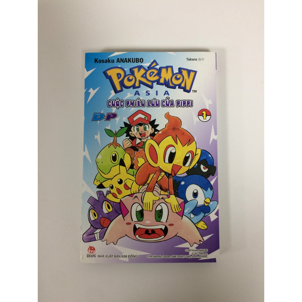 Sách - Pokémon - Cuộc Phiêu Lưu Của Pippi DP (Diamond-Pearl) - Tập 1