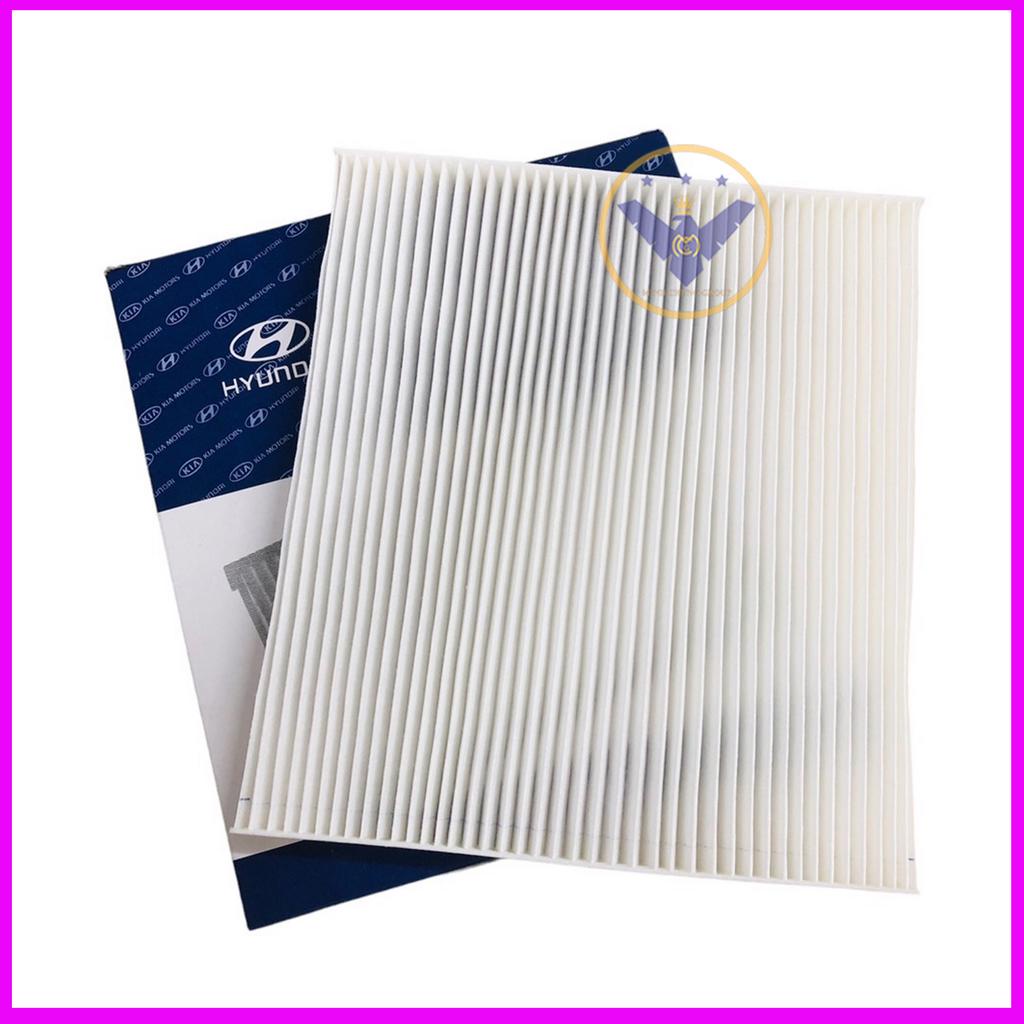 Combo 2 Lọc gió điều hòa Santafe , Sedona, Cerato 2.0, Optima, Sonata, Carnival, Azera  -mã  97133-2W000(Trắng)