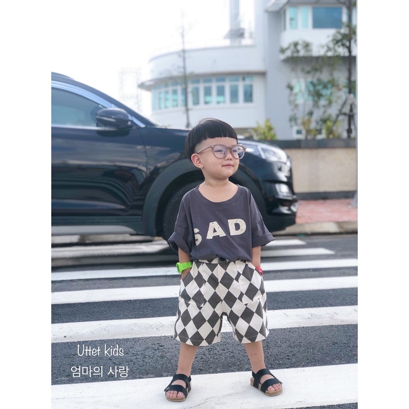 ÁO THUN STYLE HÀN QUỐC SADS FORM TO DÀNH CHO BÉ GÁI VÀ BÉ TRAI