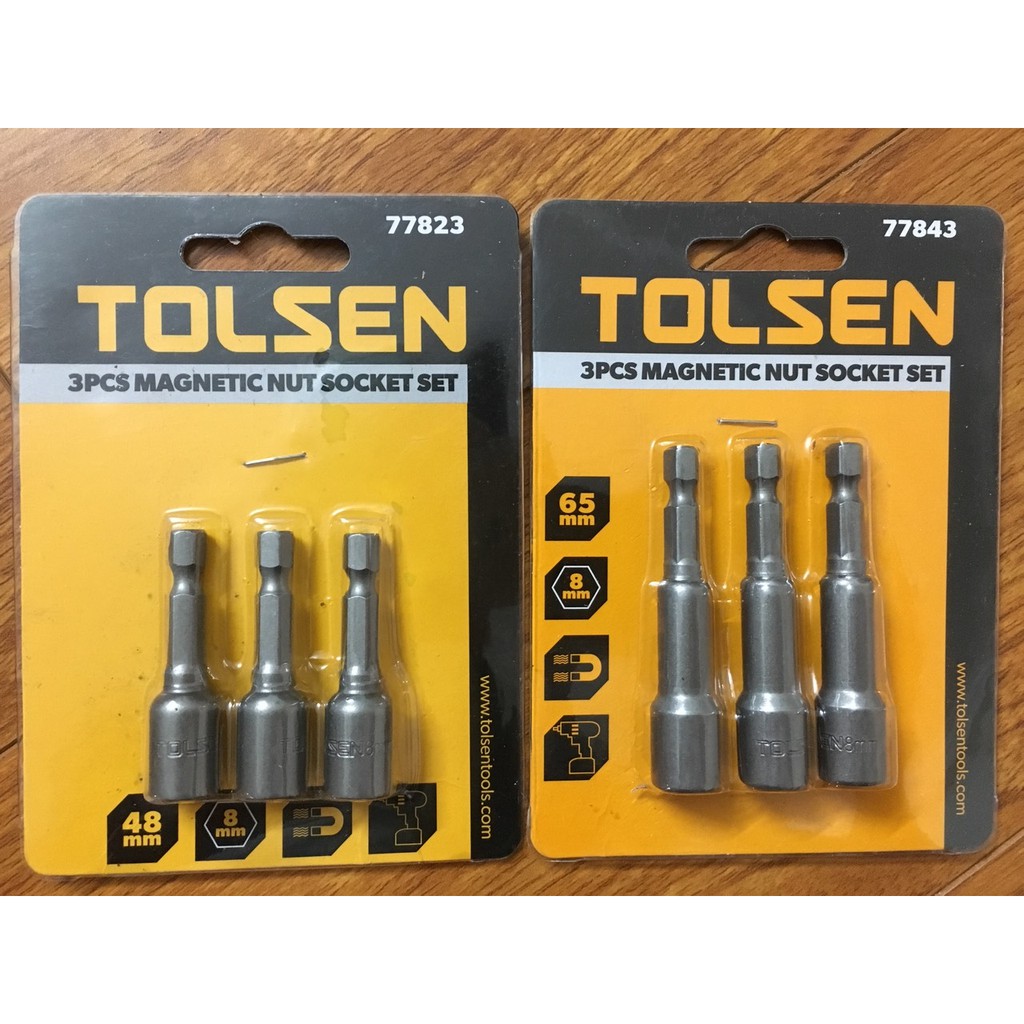 Bộ 3 vít bắn tôn (có từ) Tolsen 8mm