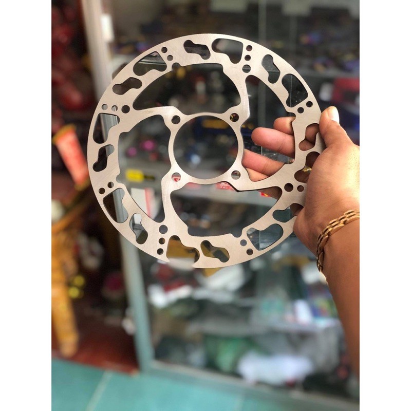 Dĩa trước 220mm phây lỗ thái lan kèm 4 ốc gr5
