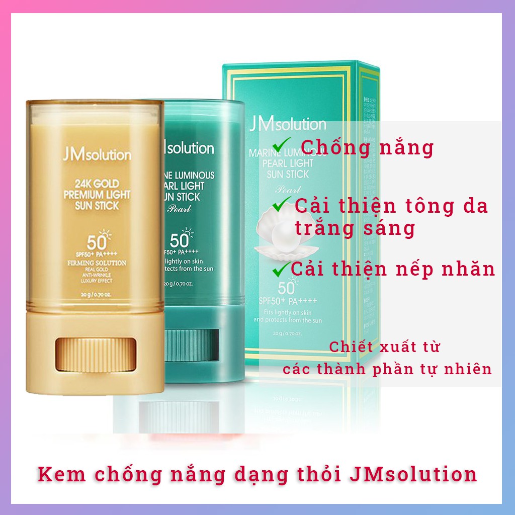 Kem chống nắng dạng thỏi JMsolution chống nắng, cải thiện tông da trắng sáng và cải thiện nếp nhăn | BigBuy360 - bigbuy360.vn