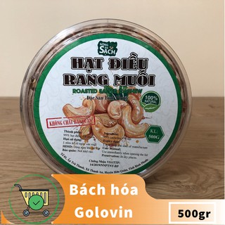 Hạt điều Bình Phước A Cồ thượng hạng hũ 500gr dinh dưỡng Golovinshop