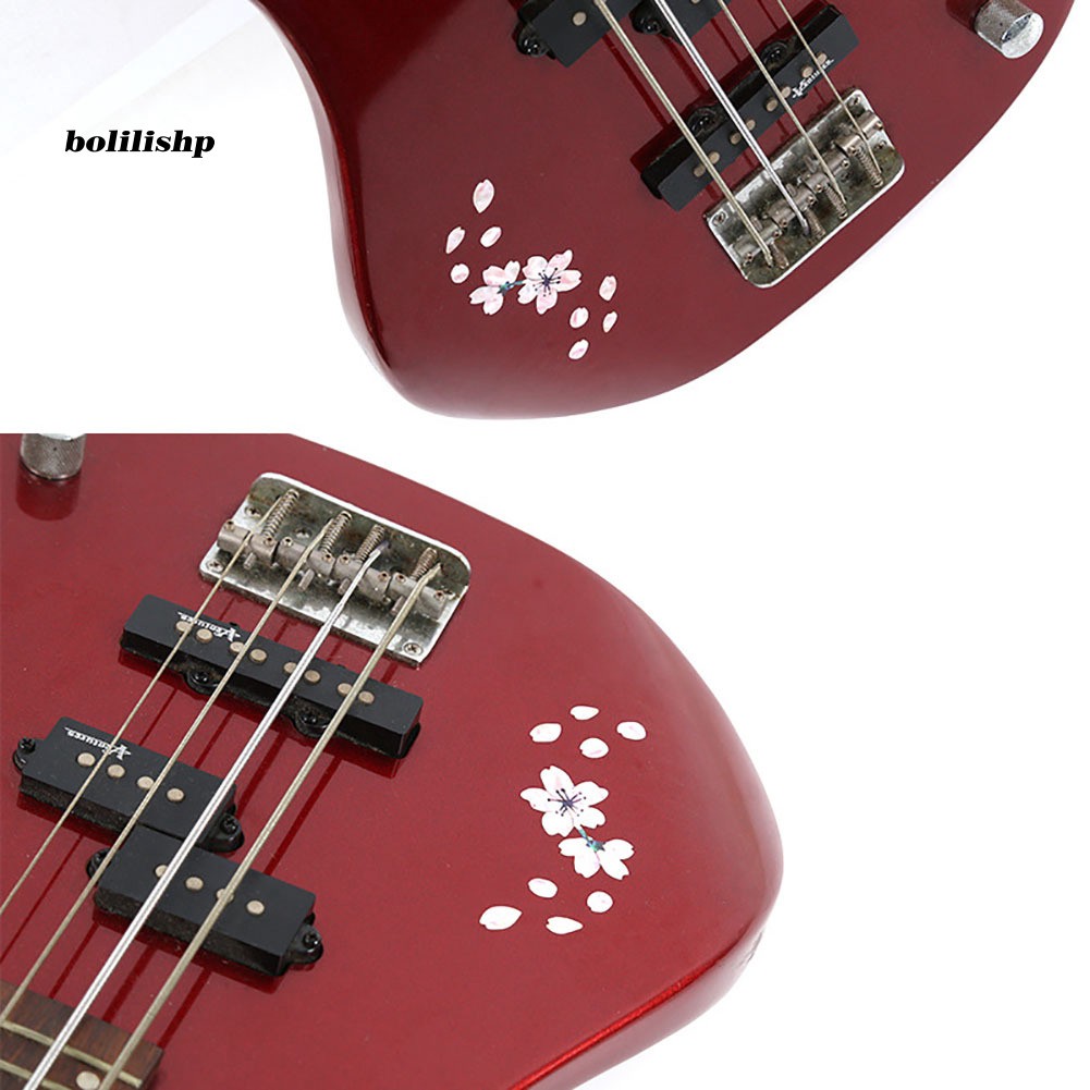 Miếng Dán Hình Cánh Hoa Anh Đào Trang Trí Đàn Guitar Bass Ukulele