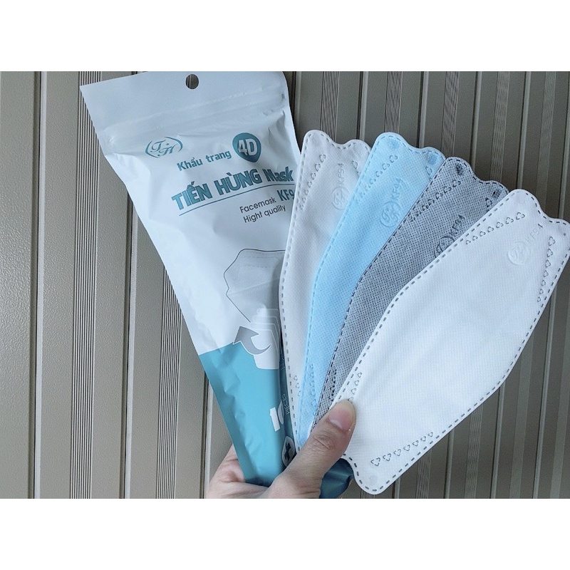 sỉ 300 cái khẩu trang KF94 Tiến Hùng (30 túi, mỗi túi 10 cái)