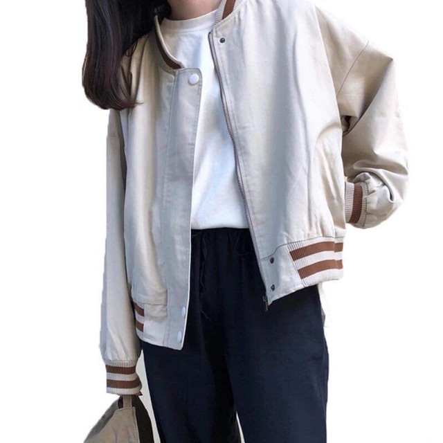 áo khoác kaki dáng bomber hàng order | BigBuy360 - bigbuy360.vn