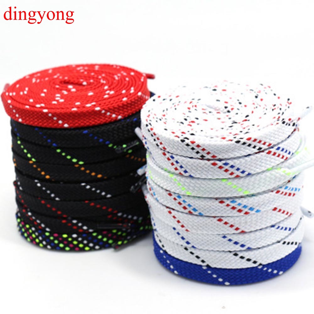 Cặp dây giày dẹt hai lớp bằng polyester co giãn