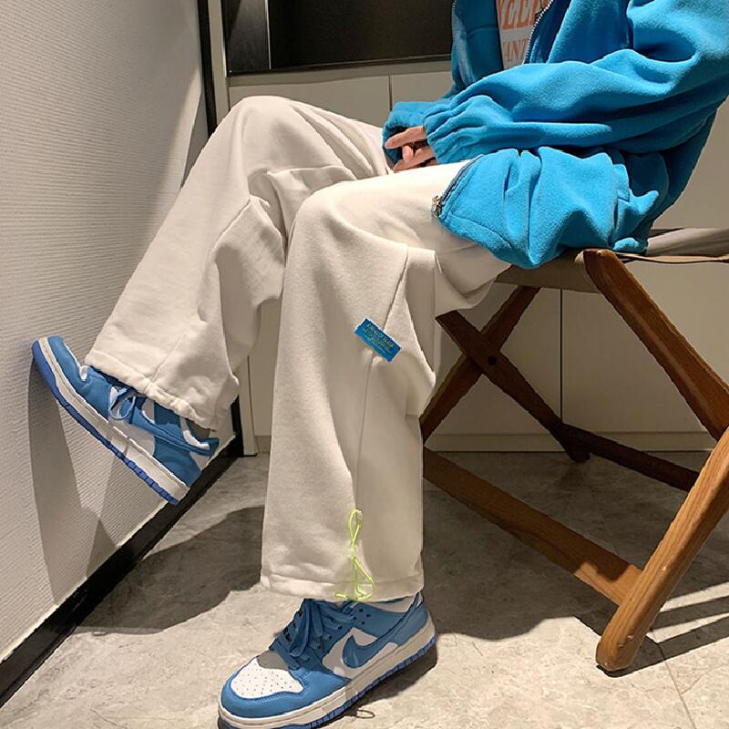 Quần thể thao ống rộng thoải mái thời trang Hàn Quốc cho nam size M-2XL