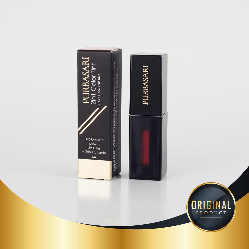 (hàng Mới Về) Son Tint 2 Trong 1 Màu Sắc Thời Trang Thương Hiệu Purbasari | BigBuy360 - bigbuy360.vn