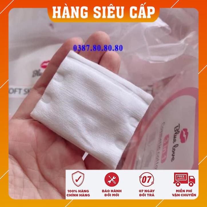 [FreeShip-NHẬP KHẨU 100%] Bông tẩy trang cotton pads 3 lớp đa năng cao cấp siêu đẹp/ Bông tẩy trang blue love 260 miếng