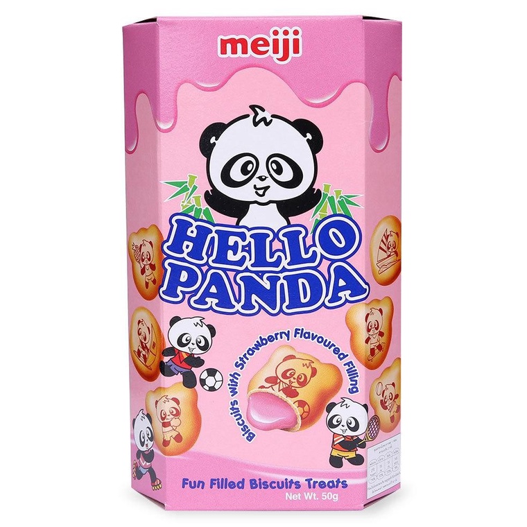 Bánh gấu Meiji Hello Panda 50g