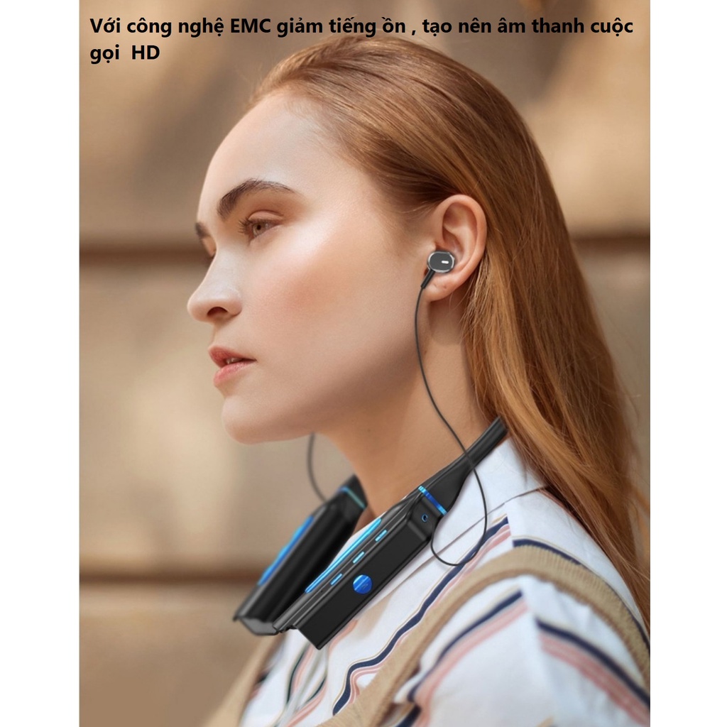 Tai Nghe Bluetooth 5.2 DJ881 Pro , Âm Thanh Vòm  Hifi Stereo , Pin Khủng 10000mAh  Sử Dụng Liên Tục Lên Đến 1000 Giờ .