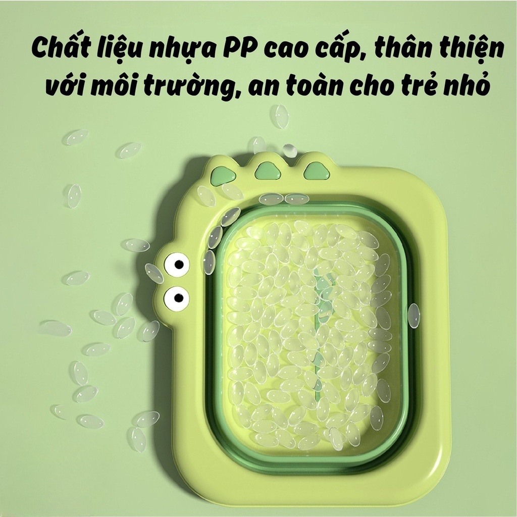 Thau Rửa Mặt Hanbei Gấp Gọn Nhiều Hình Ngộ Nghĩnh