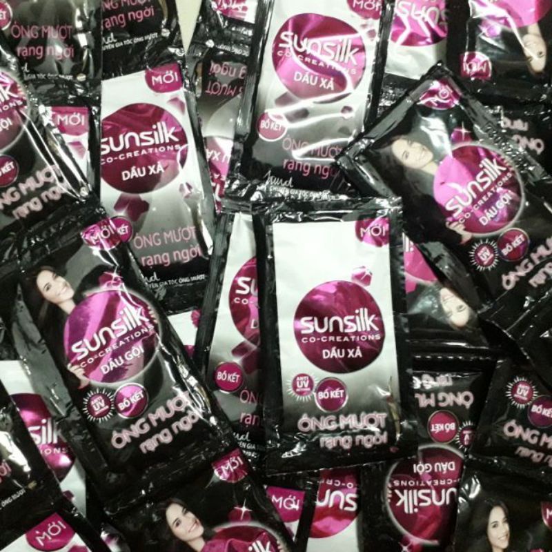 COMBO 10 HÀNG RỜI - Dầu gội Sunsilk Đen óng mượt rạng ngời