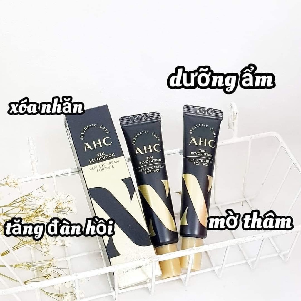 MBC M09 Kem dưỡng mắt AHC TEN REVOLUTION REAL EYE CREAM FOR FACE Date: 06/2026