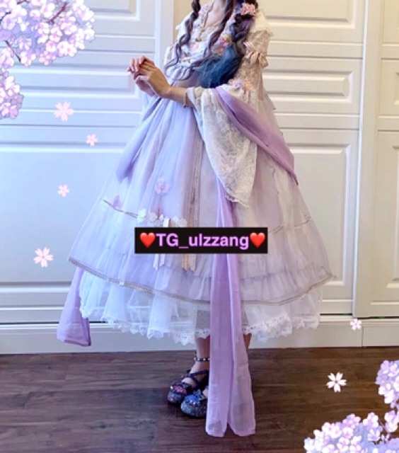 Giày LOLITA galaxy vỏ xò sequin chính hãng
