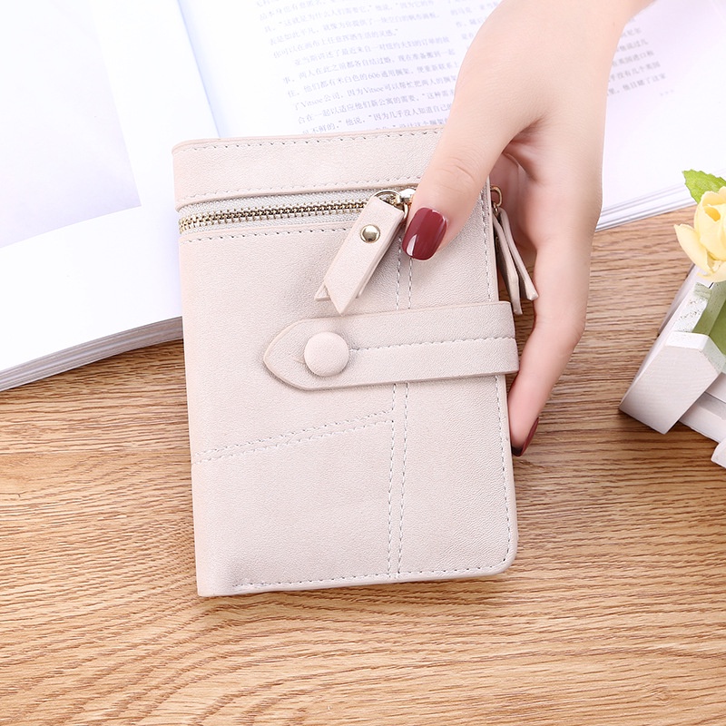 Ví gấp nhỏ IELGY đa năng phong cách Nhật Hàn cho nữ