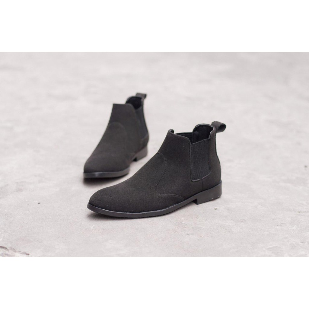 Giày Chelsea Boot Cổ Chun Tiện Lợi Da Búc Đen Và Đế Được Khâu Chắc Chắn - CB520-bucdenkhoa ( L ) | BigBuy360 - bigbuy360.vn