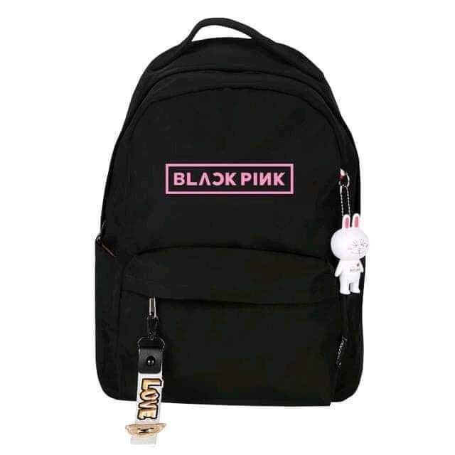 Balo vải blackpink xinh xắn k-pop ( không kèm móc khóa)