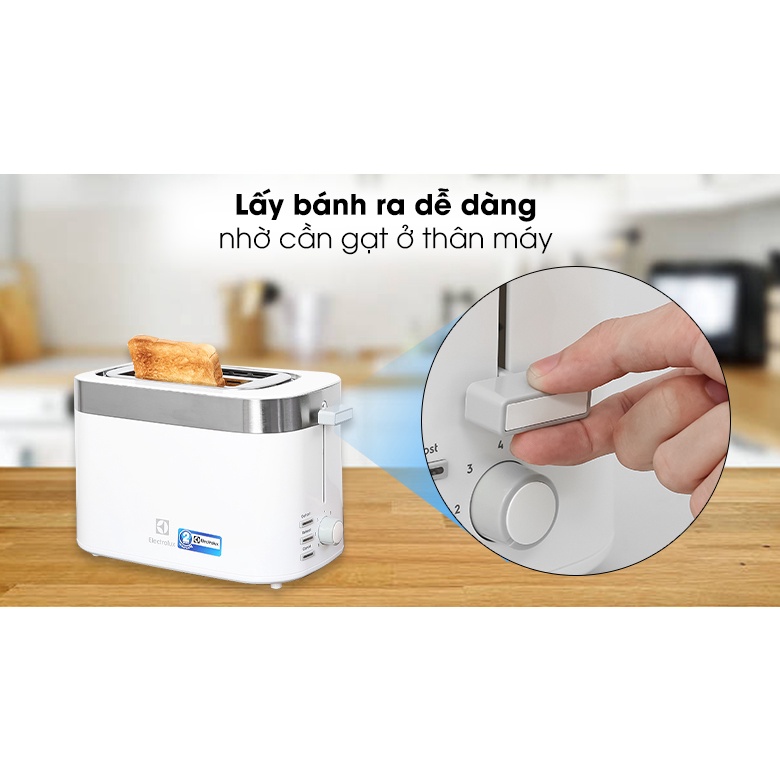 Máy nướng bánh mì Electrolux E2TS1-100W - Smart House