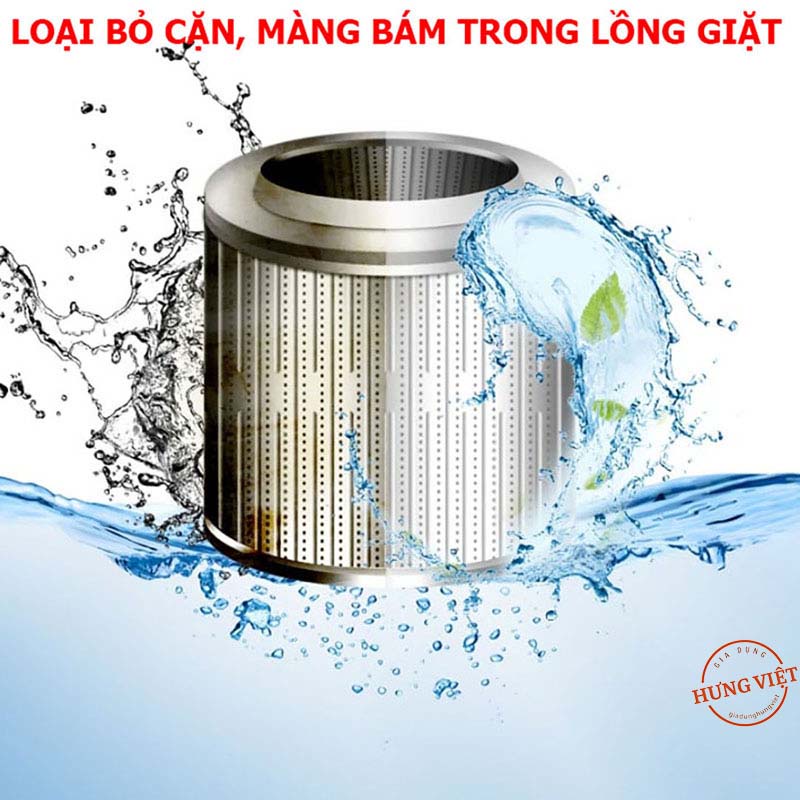 2 Viên tẩy lồng giặt, vệ sinh lồng giặt, loại bỏ cặn, màng bám trong lồng giặt [VIÊN TẨY]