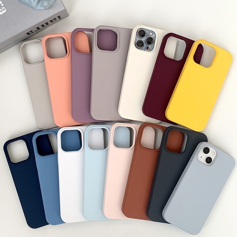 Ốp Lưng Silicone ChốNg SốC Có Logo Cho iPhone 13 12 14 Pro MAX 49