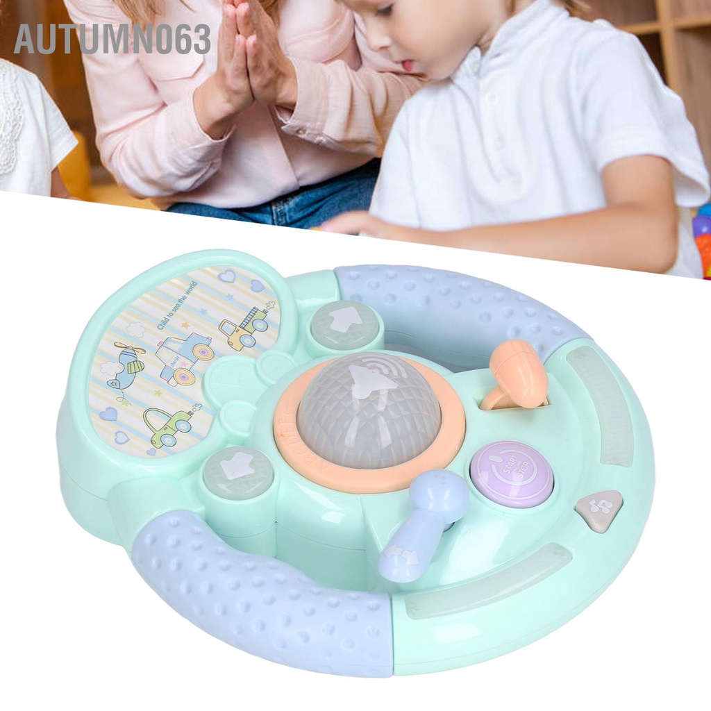 Đồ Chơi Lái Xe Giả Có Nhạc Vui Nhộn Cho Bé