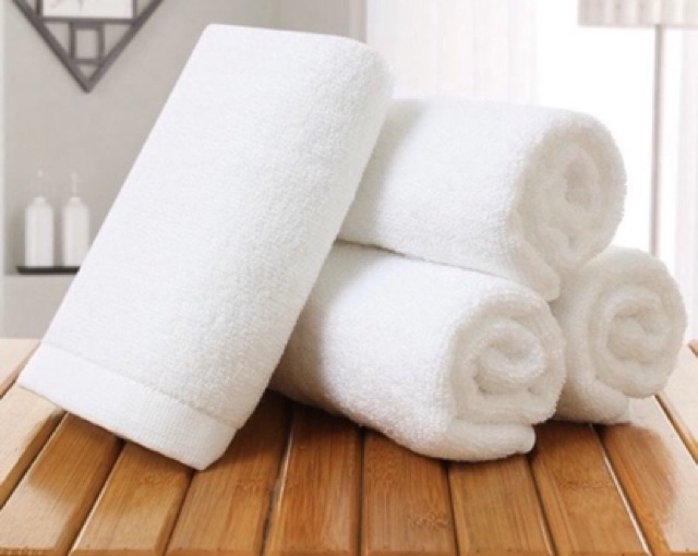 Khăn tắm trắng Khách sạn, Resort xuất dư, KT 70x140cm, nặng 500g