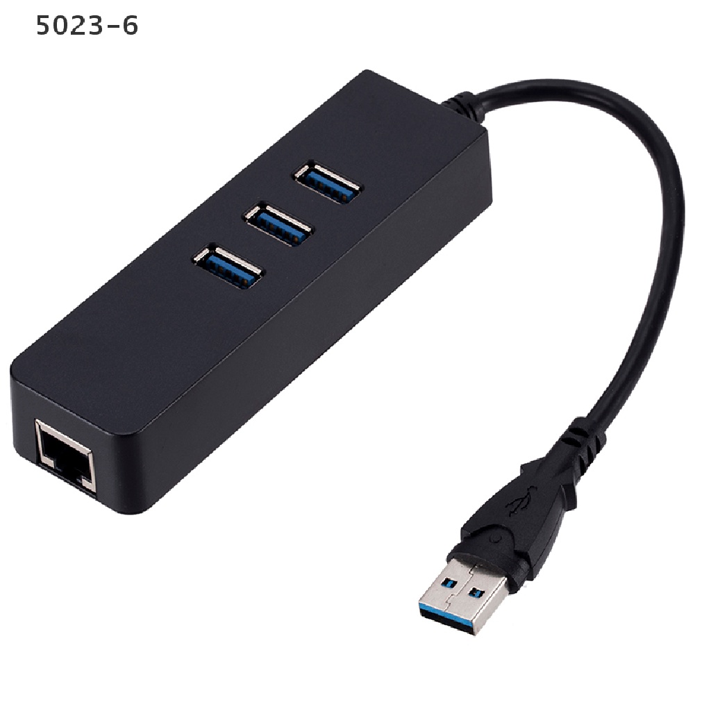 Bộ chia 3 cổng USB 3.0/ cổng mạng Gigabit Ethernet Lan RJ45 5023-6 1000Mbps