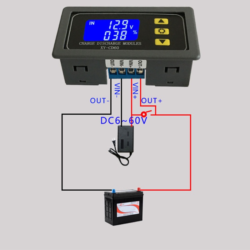 Mô Đun Điều Khiển Sạc Điện DC Bảo Vệ Dưới Áp Suất Và Mất Nguồn