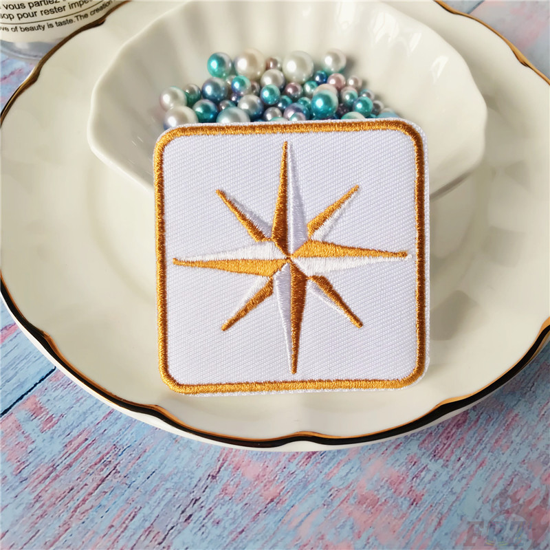 Miếng vá ủi thêu họa tiết phong cách thuyền buồm Viking