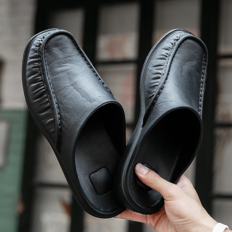 EVA Dép Nhựa Đế Bằng Thời Trang Mùa Hè Dành Cho Nam Size 40- 47