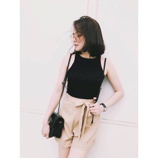 [MUA 2 SP GIẢM 10K] Áo Ba Lỗ Ngược Croptop VNXK