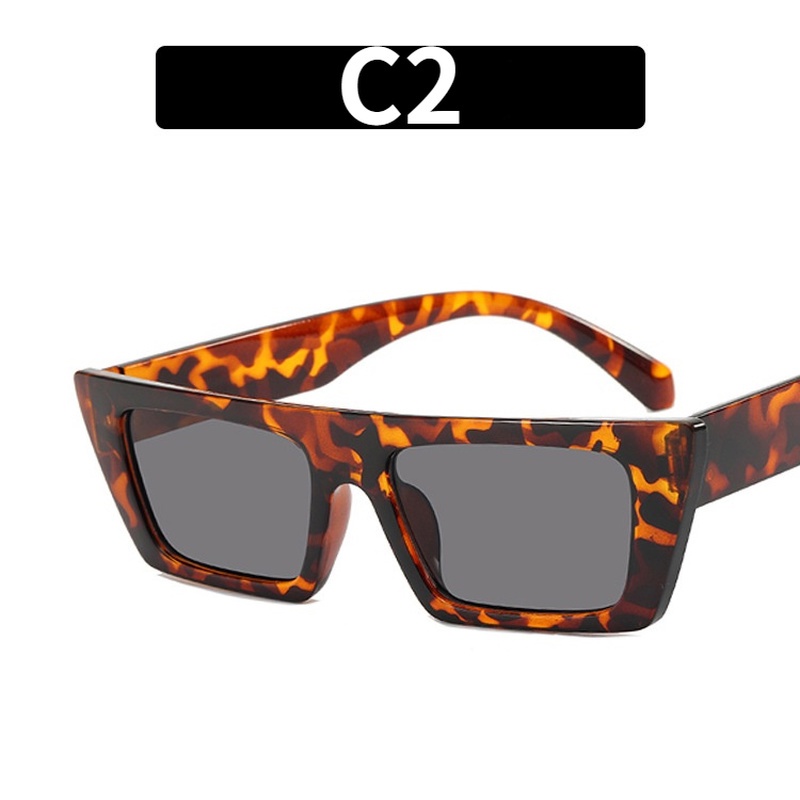 Kính Mát Gọng Vuông Nhỏ Thời Trang Xu Hướng Phương Tây