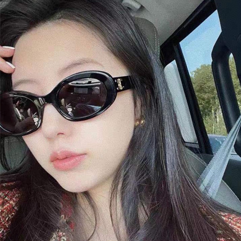 Kính Mát Hình Oval Chống Tia UV400 Thời Trang Cho Nữ