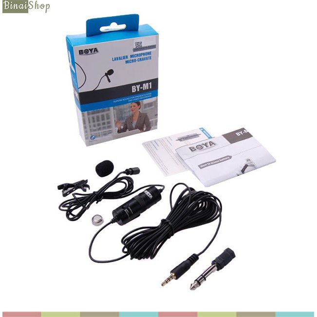 Boya BY-M1 - Micro Gài Áo Cho Máy Quay
