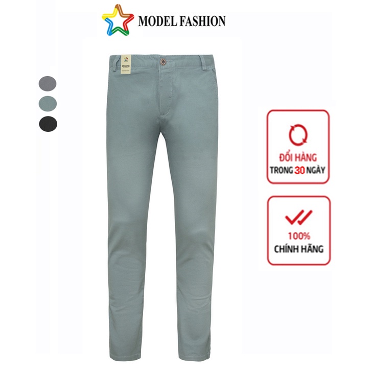 Quần kaki dài trơn cao cấp nam tính Model fashion QKDM111 dáng slimfit chất kaki dày dặn co giãn nhẹ