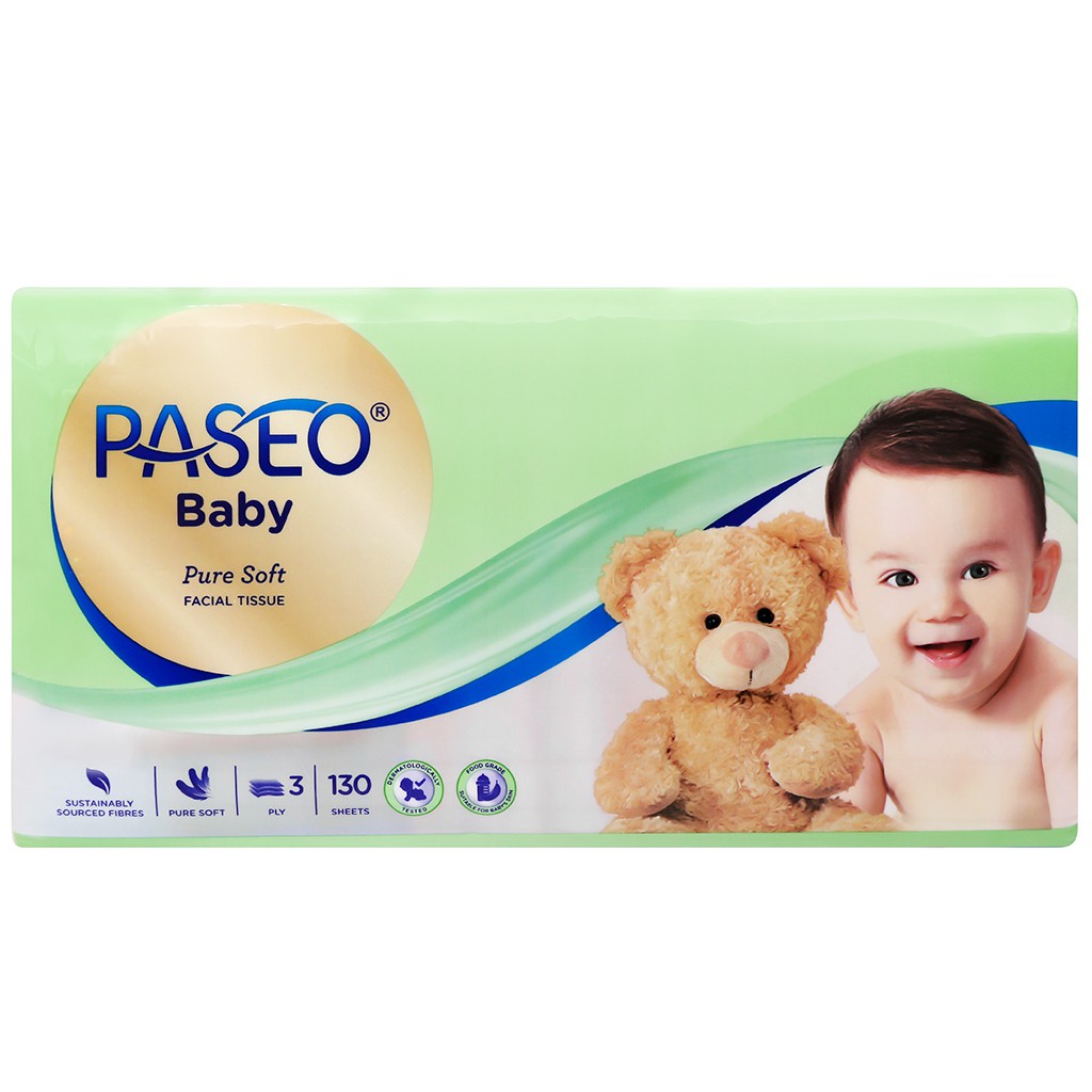 Khăn Giấy Thếp Paseo Baby 130 Tờ