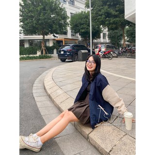 Áo khoác bóng chày chần phao