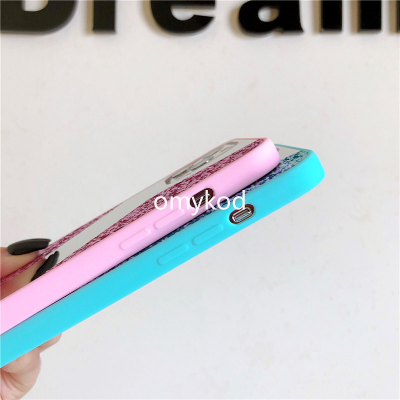 Ốp điện thoại silicone tráng gương long lanh sang trọng nữ tính cho iPhone 11 Pro MAX X XS XR 8 7 Plus SE 2 2020