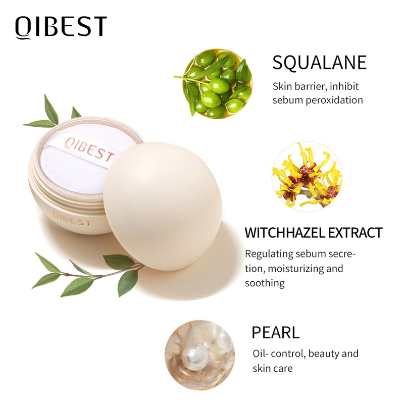 Phấn Phủ QIBEST Dịu Nhẹ Chống Thấm Nước Lâu Trôi 5 Màu 34.5g | BigBuy360 - bigbuy360.vn