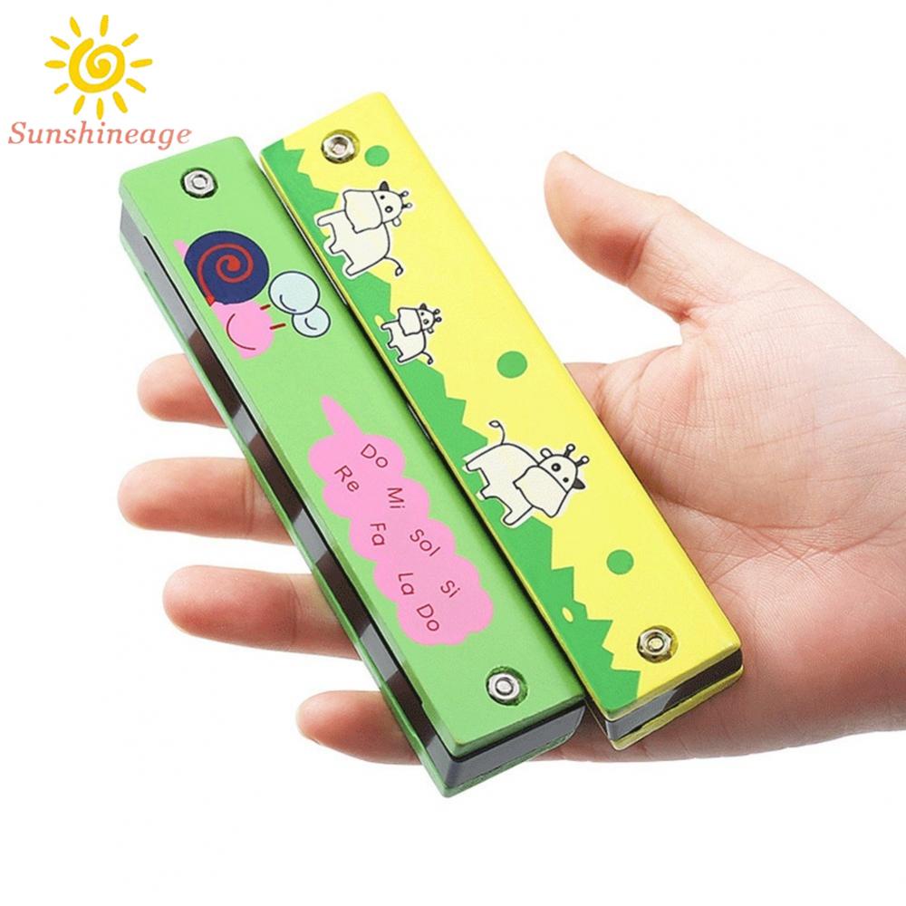 SUNAGE- ~1 x Harmonica 16 Holes Harmonica Mouth Organ Kids Music Instrument Educational Toy Gift【SUNAGE-HOT Fashion】