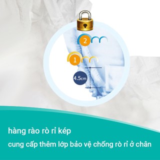 Tã/bỉm quần Rouya M (Cho bé 6kg - 11kg) - Gói 62 miếng